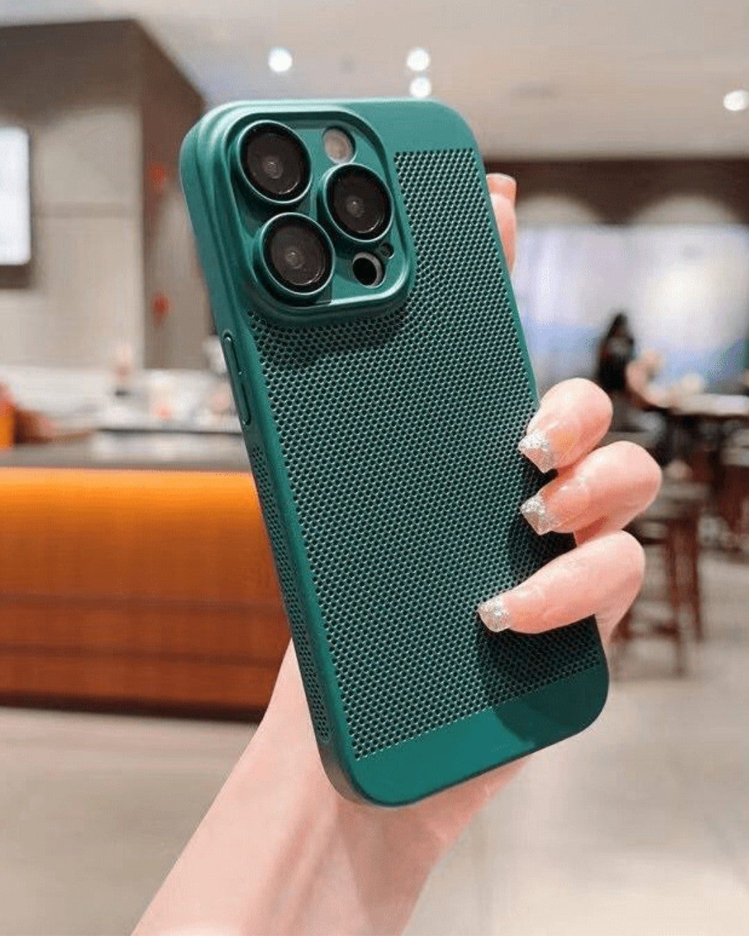 Mesh Grid Case For iPhone 15